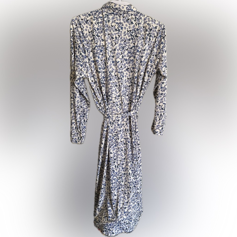 Eloquii Elements Floral Print Wrap Dress SZ18